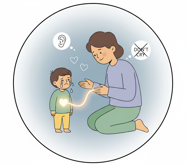 Emotional Validation: Cara Menanggapi Tangisan Anak Tanpa Harus Bilang "Udah, Jangan Nangis"